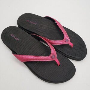 Body Glove Metallic Pink Flip Flop Sandals Women's 10